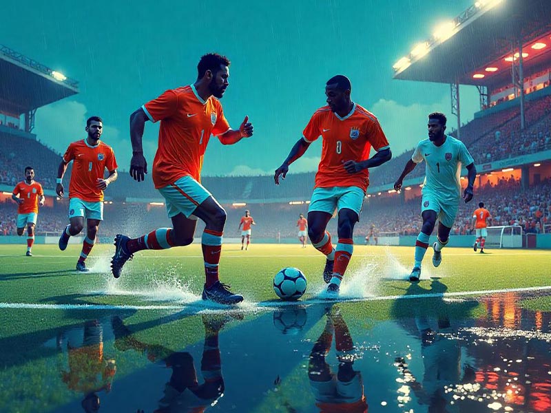 埃弗顿球迷庆祝利物浦在狼队主场惜败